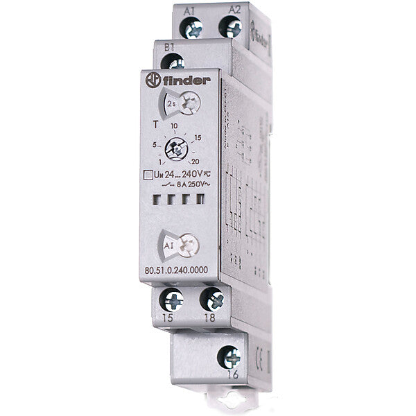 Finder Multifunktions-Zeitrelais 24-240V AC/DC,1W,8A 80.51.0.240.0000